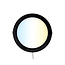 18W LED Downlight rund mit einstellbarer Farbtemperatur - Ø225mm in Schwarz
