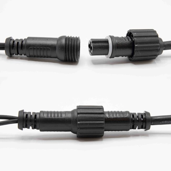 Guirlandes de Noël connectables | blanc froid | à partir de 10 mètres | 100 LEDs | caoutchouc