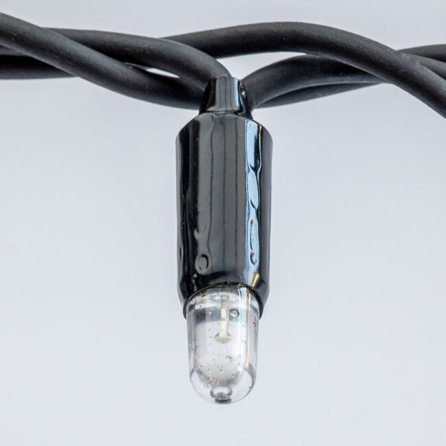 Guirlande de Noël raccordable | blanc froid | dès 10 m, 100 LED | caoutchouc