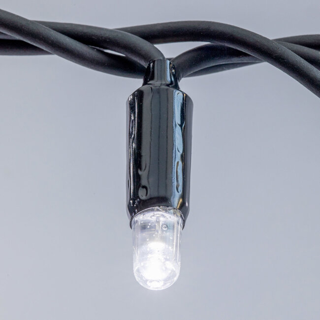 Guirlande de Noël raccordable | blanc froid | dès 10 m, 100 LED | caoutchouc