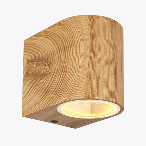 Lampes à effet bois pour usage extérieur