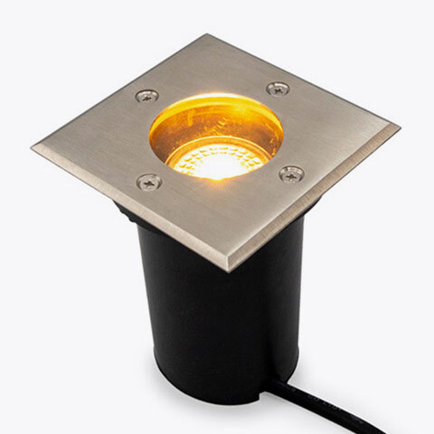 Spots au sol  avec alimentation secteur