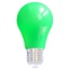 Ampoule guinguette LED verte, 2 & 5 watts, grande enveloppe, Ø60