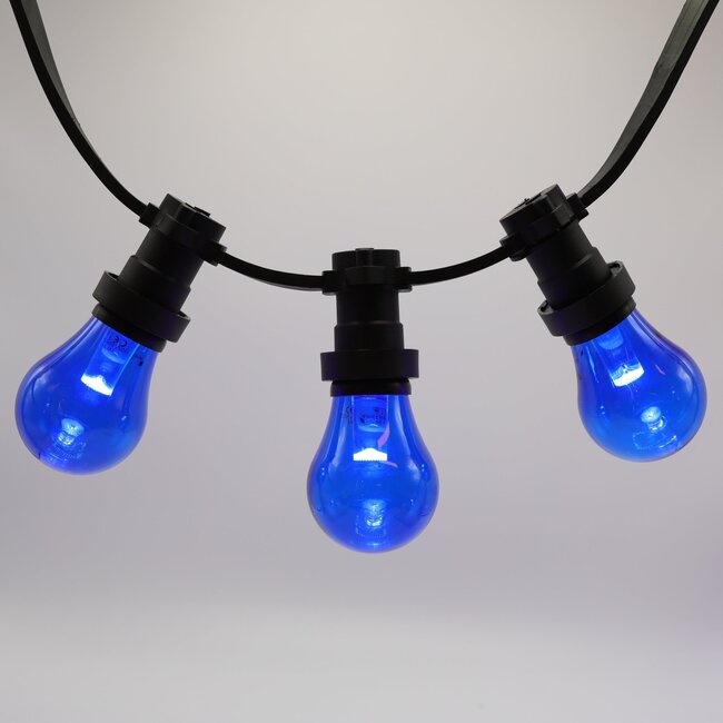 Ampoules bleues 1 watt à grande coque transparente Ø60 mm
