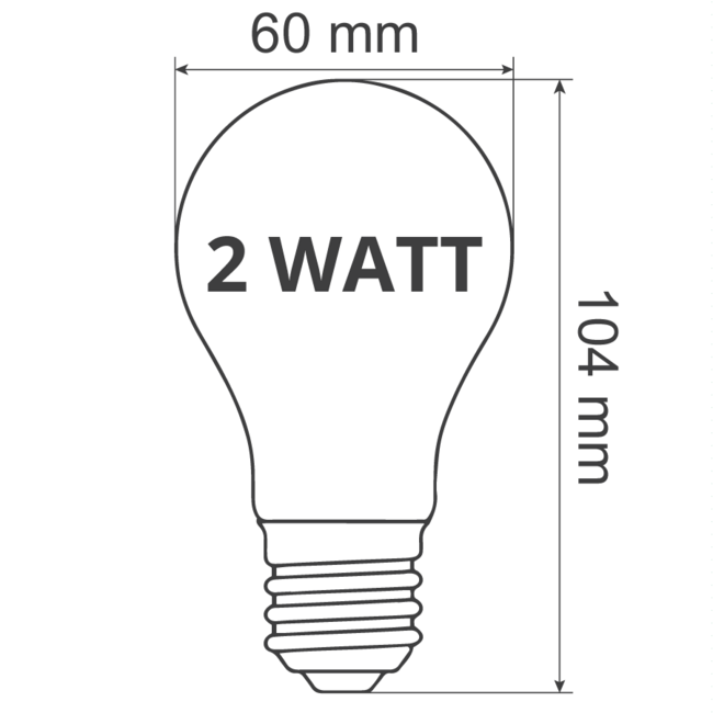 Ampoule blanc chaud, grand abat-jour blanc laiteux, Ø60 mm