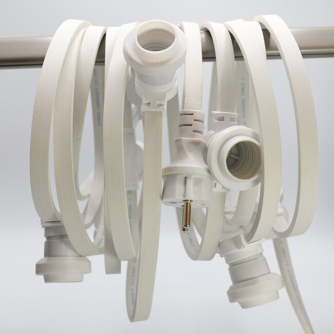 Guirlande guinguette blanche | 5 - 50 mètres