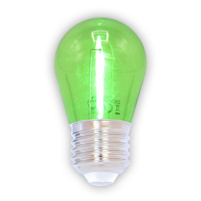 Ampoule filament verte 1 watt