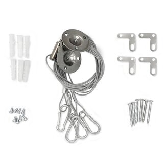 Kit de suspension pour cadre de panneau LED