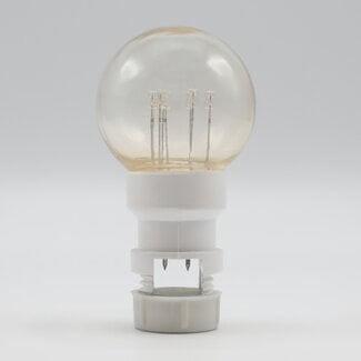 Ampoule à piquer 0,7 W blanc chaud sur tiges (sans douille E27)