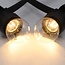 Ampoules blanc chaud à LED au fond, dimmables, Ø45 mm, 2 watts