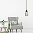 Suspension Diego incl. ampoule 2,5W à 10W, verre ambré, 2000 K, Ø60 mm
