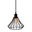 Lampe suspendue Kiki avec lampe à spirale 5W, verre ambré, 1800K, Ø60