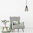 Suspension Diego incl. ampoule spirale 5W, verre ambré, 1800 K, Ø95 mm