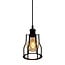 Suspension Diego incl. ampoule spirale 5W, verre ambré, 1800 K, Ø95 mm