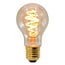 Ampoule spirale croissant 4W, 1800 K, verre ambré, Ø60 mm, dimmable