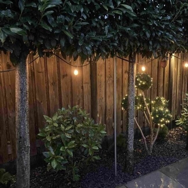 Ampoule spirale croissant 4W, 1800K, verre ambré Ø60 - dimmable