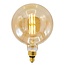 Ampoule filament LED dimmable 10 watts, verre ambré, double étage 200 mm