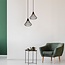 Suspension industrielle Kiki en cage losange noir mat