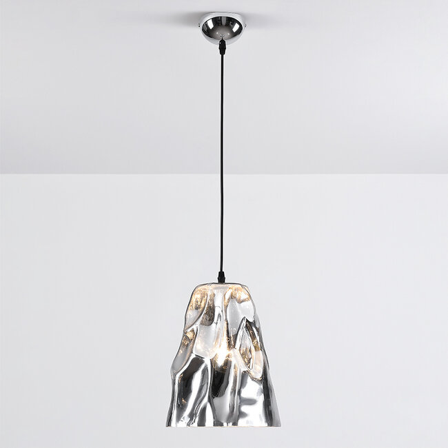 Lampe suspendue design du chrome - Napoli