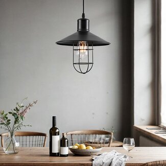 Suspension industrielle noire - Kiev