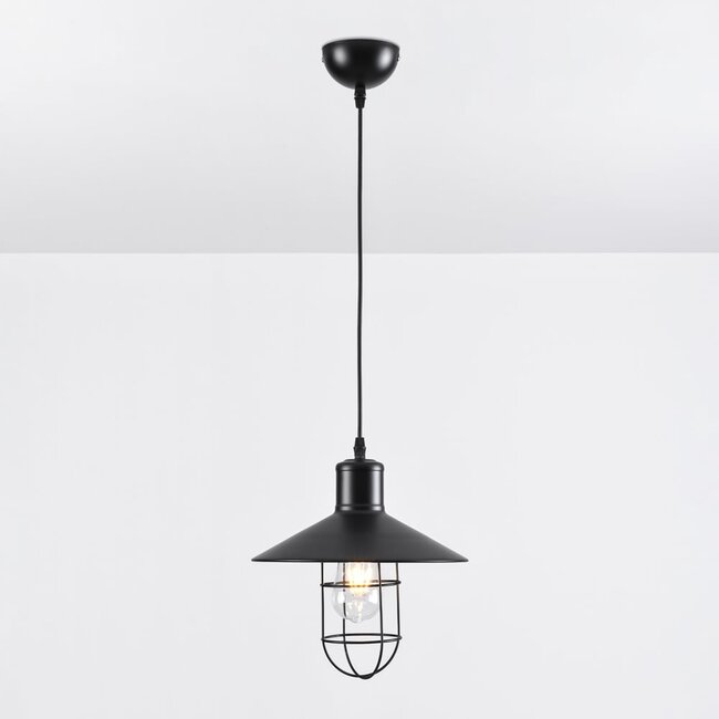 Suspension industrielle noire - Kiev