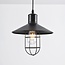 Suspension industrielle Kiev en acier noir