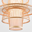Lampe suspendue rurale en couches de bambou - Kyoto