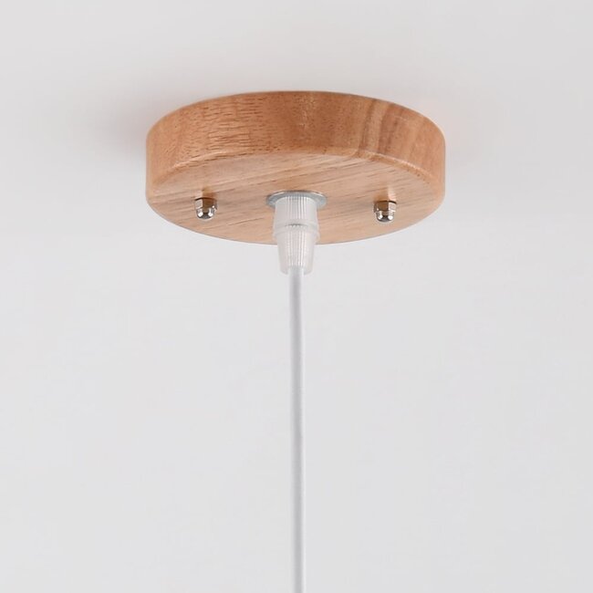 Lampe suspendue rurale en couches de bambou - Kyoto