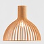 Lampe suspendue de style rustique en bois naturel - Bali