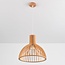 Lampe suspendue de style rustique en bois naturel - Bali