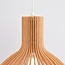 Lampe suspendue de style rustique en bois naturel - Bali
