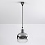 Suspension design London - verre fumé effet miroir