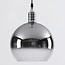 Suspension design London - verre fumé effet miroir