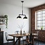 Suspension industrielle Libra noire et bronze
