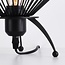 Lampe de table industrielle Spider en métal noir