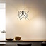 Lampe suspendue industrielle en métal noir - Star
