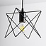 Lampe suspendue industrielle en métal noir - Star