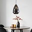 Lampe suspendue design noir brillant deco - Jupiter