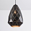 Lampe suspendue design noir brillant deco - Jupiter