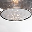 Suspension design Palermo - verre fumé ovale