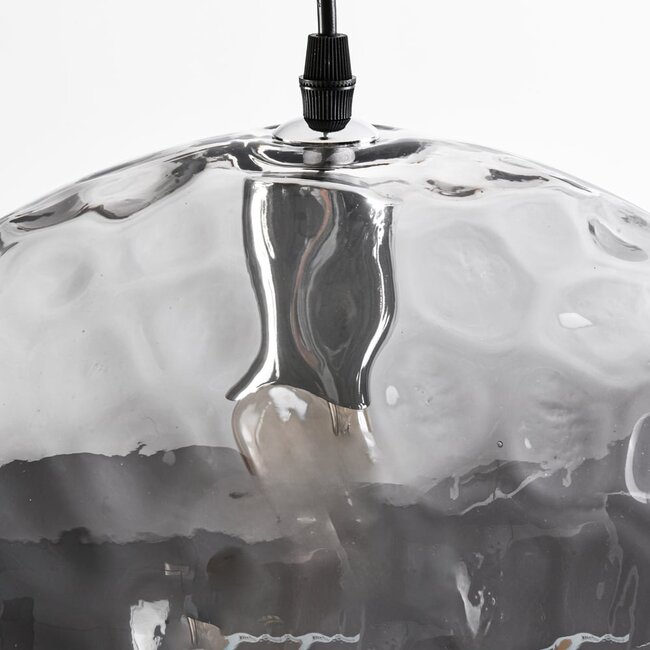 Suspension design avec verre fumé bombé - Palermo