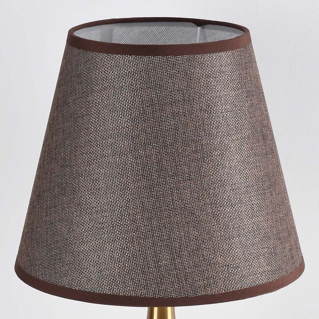 Lampe de table classique Malaga à abat-jour en tissu