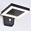 Applique solaire d'extérieur moderne Pablo à détecteur - noir