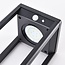 Lampe d'extérieur solaire sur pied Marcello à détecteur - noir