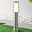 Lampe d'extérieur sur pied Silvio en acier inoxydable - 50 cm