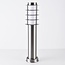 Lampe d'extérieur sur pied Silvio en acier inoxydable - 50 cm