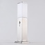 Lampe d'extérieur sur pied Leopoldo en acier inoxydable avec détecteur - 45 cm