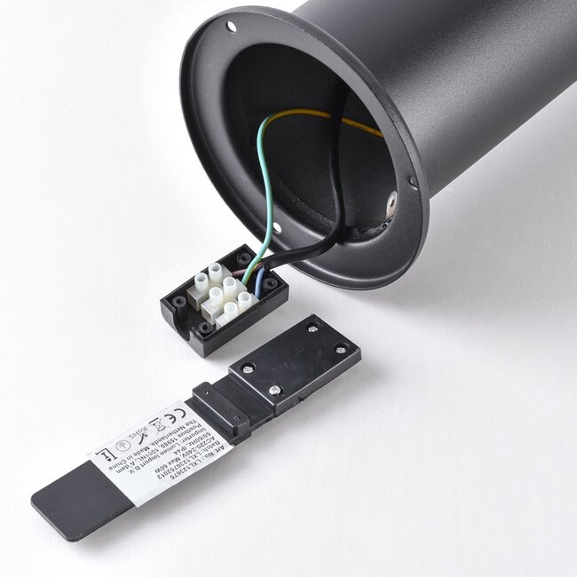 Lampe extérieur noir Elia, 50cm