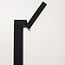 Lampe d'extérieur sur pied Carla noire à LED intégrée - 50 cm