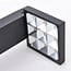 Lampe d'extérieur sur pied Carla noire à LED intégrée - 50 cm